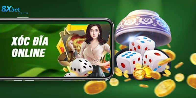 Bàn cược xóc đĩa tại 8xbet.