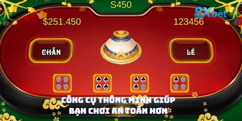 Giao diện xóc đĩa 8xbet hiện đại và chuyên nghiệp
